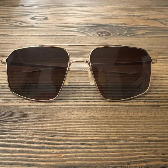 KREWE | Accessories | Krewe Gold And Brown Sunglasses | Poshmark display picture 1